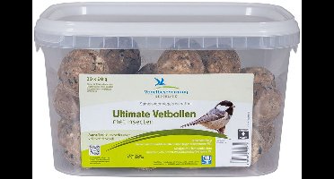 Ultimate vetbollen met insecten - 30 stuks in emmer