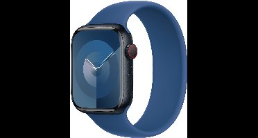 Apple Siliconen solobandje voor de Apple Watch | 44/45/46/49 mm - Maat 3 - Blue Ocean