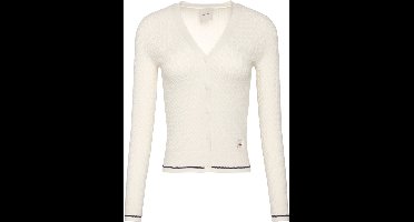 Calvin Klein Vest Ls Woven Label Cable Lv047f322g Yas Tofu Dames Maat - M