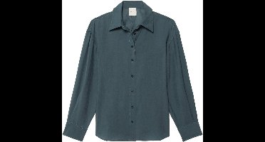 Calvin Klein Blouse Voile Ls Shirt Lv044f109g 3q1 Biloxi Blues Dames Maat - XL