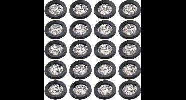Allecto- Rubberen O-ring Filter - Zeefafdichting - 20 Stuks - 3/4 Inch - Rubber Pakking Seal - Compatibel met Wasmachines - Zwart Rubber - Waterdicht - Geschikt voor diverse merken - Rond model
