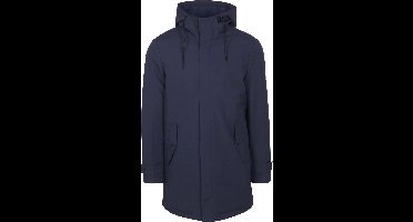 Suitable Jas Hood Tech Donkerblauw (navy) - Mantels & coats