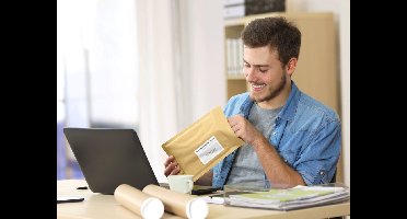 agipa universele etiketten, 45,7 x 25,4 mm, wit, permanent hechtend