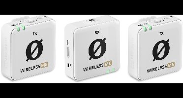 RØDE Wireless ME Dual - Wit - Cameramicrofoon