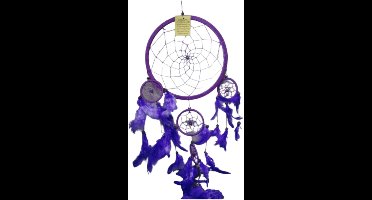 Dromenvanger veren 32cm Paars