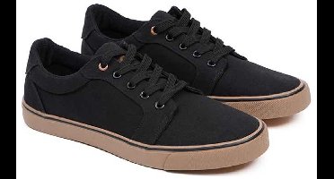Fox Black Canvas Shoe Size 41