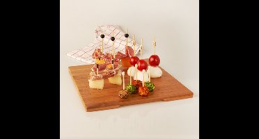Tray voor amuse spiesjes, bamboe pure 25 cm x 30 cm