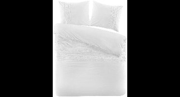 Papillon Dekbedovertrek Madrid Wit - 200-200/220 cm - Hoogwaardige Percale Katoen Super Zacht