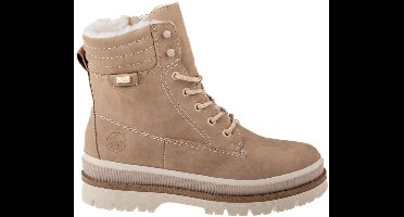 Rieker dames veterlaarzen enkellaarsjes warm gevoerd Y6225-60 beige