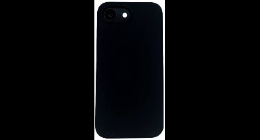 JT Berlin Steglitz Silicon Case Apple iPhone 16e Zwart Inductieve lading, MagSafe compatible