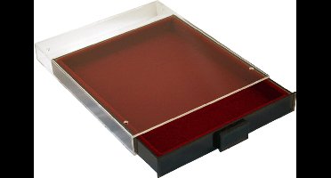 Stapel element, MB - vak afm: 210x270 mm. (1 st.) Rookleur / Transparant