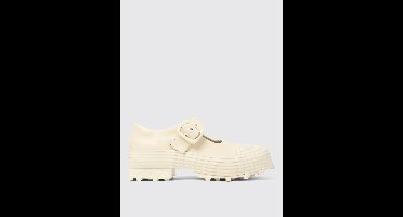 Traktori Buckle Mary Jane Platform - White Loafers
