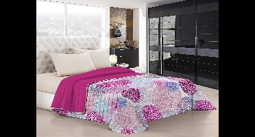 Boraboi® Zomerdekbed met Dubbelzijdig Design en Microvezel voor Groot Tweepersoonsbed 260x270cm