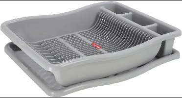 Curver afdruiprek lichtgrijs met plateau