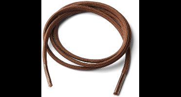 Schoenveters elastisch - 2 stuks - bruin