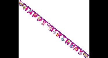 Letterbanner Safiras 200 x 15 cm