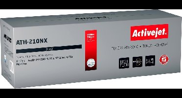 ActiveJet AT-210NX Toner voor HP-printer; HP 131x CF210X, Canon CRG-731BH vervanging; Opperste; 2400 pagina's; zwart.