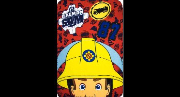 Brandweerman Sam fleece deken - 150 x 100 cm. - Fireman Sam plaid - lekker zacht