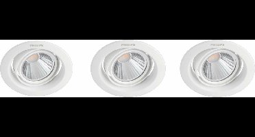 Philips Pomeron inbouwspot - 3-lichts - 7W