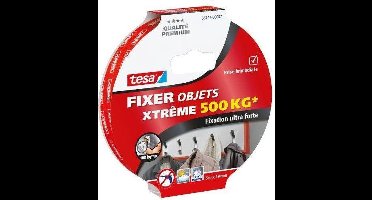 TESA Xtreme dubbelzijdige plakband - 500kg - 5m x 19mm