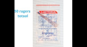 Lactona Interdentaal Ragers - X-Small 31mm - Rood - 10 gripzak x 5 stuks - Voordeelpakket