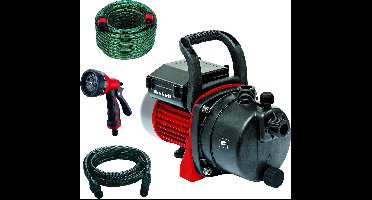Einhell Elektrische Tuinpomp GC-GP 6538 Set/I - 650 W - 3800 l/u - 3,6 bar - Max. opvoerhoogte: 36 m - Max. Zuighoogte: 8 m - Incl. 4 m zuigslang, 20 m tuinslang en een sproeikop