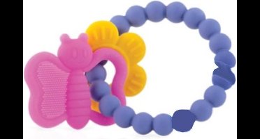 Nuby Bijtring Junior 19,6 Cm Siliconen Paars