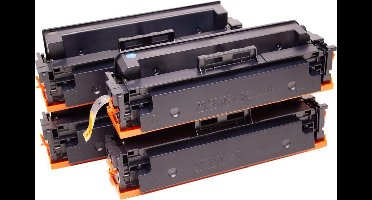 Set 4x ABC huismerk toner geschikt voor HP 415A (MET CHIP) voor HP Color Laserjet Pro M454 Series M454dn M454dw MFP M479 M479dw M479fdn M479fdw M479fnw