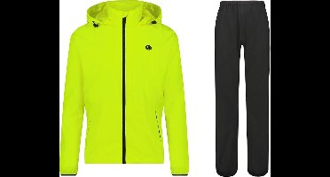 AGU GO Regenpak Essential Unisex - Geel - XXL - Dames & Heren - Waterdicht & Ademend