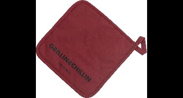 Gusta Pannenlap 20x20cm Rood