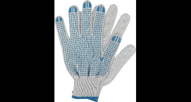 Talen Tools - Werkhandschoenen - Katoen - Blauw - Maat M