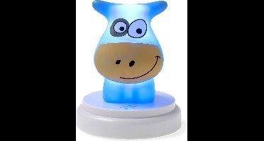 Alecto NAUGHTY COW - LED nachtlampje - Koe - Blauw