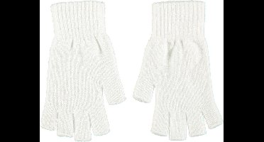 Vingerloze handschoenen wit