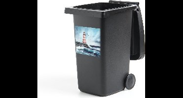 Container sticker Zee - Golf - Vuurtoren - 40x40 cm - Kliko sticker