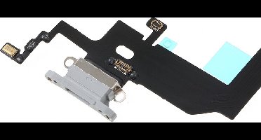 Geschikt voor iPhone X dock connector - wit / grijs