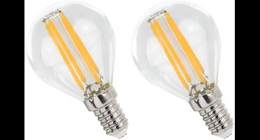 Spectrum LED Lamp E14 5.5W 230V - 660 Lumen - 2700K Warm wit - Gezellig licht - Energiezuinig - 2 stuks