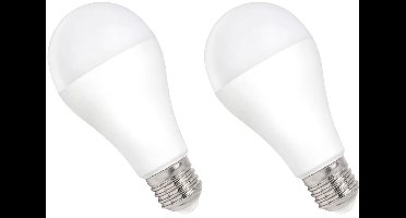 Spectrum LED Lamp E27 15W - 230V - 1550 Lumen - 4000K Neutraal Wit - Natuurlijk Licht - Energiezuinig - 2 stuks
