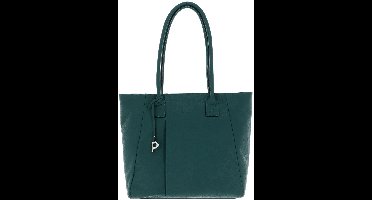 PICARD Leren shopper schoudertas Pure Shopper Smaragd donkergroen