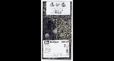 Naaivrijdrukknopen JERSEY tandring 10 mm zilverkleurig 200 st. 200 st. - Drukknopen Jersey - Prym