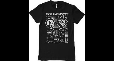 Rick And Morty Rick and Morty - Nobody Exists On Purpose T-shirt zwart S
