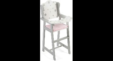 Bayer Chic 2000 - Houten Poppenstoel - Grey Stars