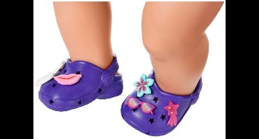 BABY born poppen schoenen kleurrijk met pins 43cm babypop accessoire.