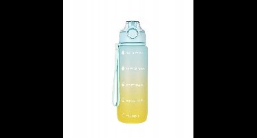 Bidon 750ml Groen Blauw - Ideale Drinkfles voor Kinderen