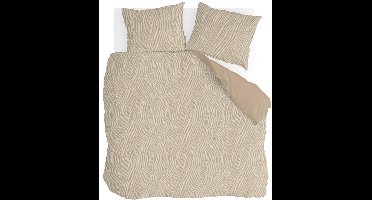 Byrklund Dekbedovertrek Sandy Lines - 240x220 - 100% Polyester - Beige