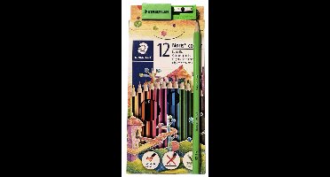 Staedtler Noris Kleurpotloodset 12 kleuren + accessoires