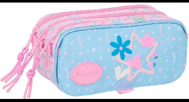 Safta Blackfit8 Smile Triple Etui Blauw Man