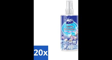 20 x At Home - Wash - Textielverfrisser - Fresh Cotton - Neutraliseert Onaangename Geuren - 300 ml - Textielverfrisser - Katoengeur - Geur Neutraliseren - Kleding Verfrissen - Stoffen Verfrissen