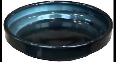 Buitengewoon de boet - Upcycle schotel Oceaan blauw M 12x2,5cm