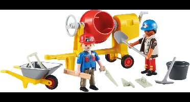Playmobil - (6339) - 2 arbeiders met betonmolen