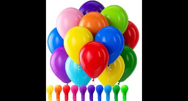 New Age Devi - Gekleurde ballonnen - 50 stuks - diverse kleuren - 26 cm diameter